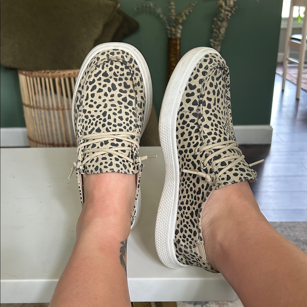 Bob’s for Skechers Leopard Print Shoes